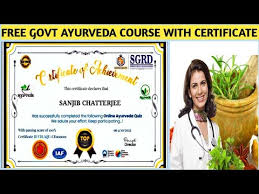 CERTIFICATE IN PHYSIOTHERAPY & AYURVEDA